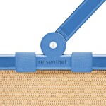 Nákupní košík Reisenthel Carrybag Frame Raffia blue