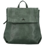 Trendy dámský koženkový kabelko-batoh Coveri Lethea, tmavě zelený