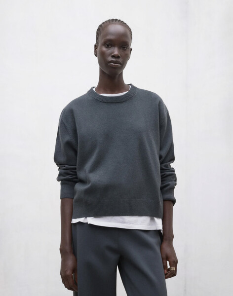 ECOALF Cosmos Sweater Dark Khaki M