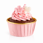 Cake star Samonosné košíčky růžovo-zlaté 50ks