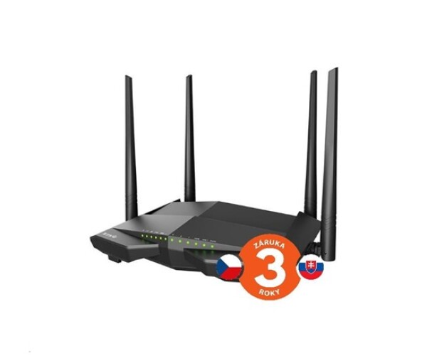 Tenda V12 - Wireless AC Dual Band VDSL2+/VDSL/ADSL Router 802.11ac/a/b/g/n,1200 Mb/s, Gigabit WAN/LAN, USB 2.0, VPN serv EDF_436311