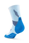 CEP dámské běžecké kompresní vysoké ponožky 5.0 - blue/ice Velikost: III (Vel. chodidla 37-40)