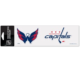 Wincraft Samolepka Washington Capitals NHL Logo Text Decal% 1 ks