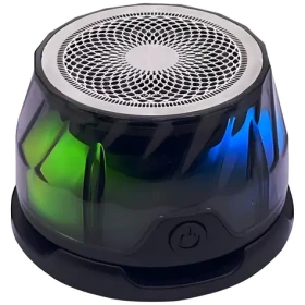 4smarts SoundCharge černá / Reproduktor / MagSafe / Bluetooth 5.4 / bezdrátové nabíjení / RGB (541365)