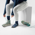 Dámské merino turistické ponožky SMARTWOOL Women's Hike Targeted Cushion Crew Socks, Deep Navy velikost: 42-45 (L)