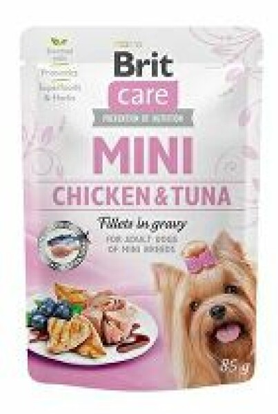 Brit Care Mini Chicken&Tuna fillets in gravy 85g