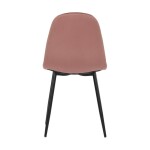 Jídelní židle, růžová, sametová látka, CT-971 PINK4