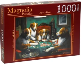 MAGNOLIA Puzzle Psi hrající poker