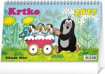 NOTIQUE Stolový kalendár Krtko 2027, 23,1 x 14,5 cm