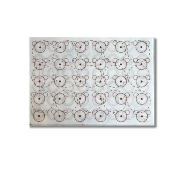 Cesil Cesil Silikonová pečicí podložka na makronky 29,5 x 42 cm 29,5 x 42 cm