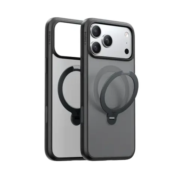 Torras Ostand Q3 Spin Case Ochranné pouzdro pro Apple iPhone 17 Pro Max černá (X00FX2392)