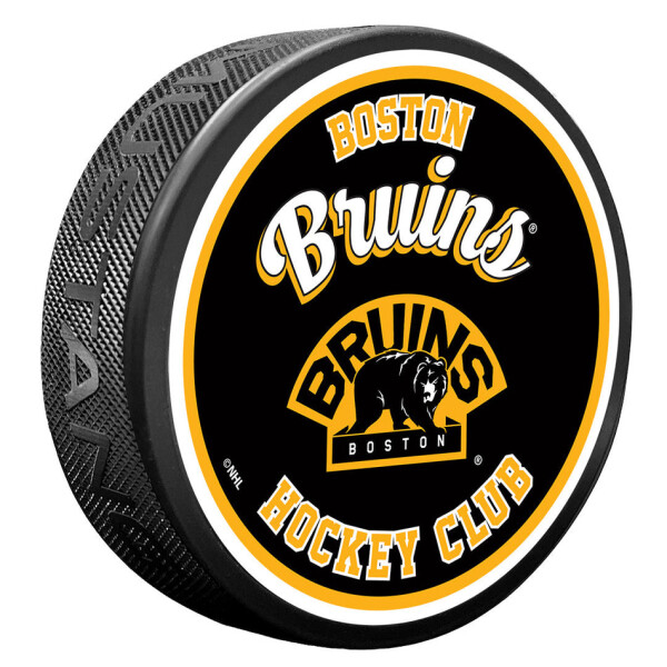 Mustang Puk Boston Bruins NHL Retro Script