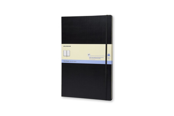 Skicář Moleskine - tvrdé desk, A3, černý