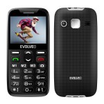 EVOLVEO EasyPhone XR, mobilní telefon pro seniory s nabíjecím stojánkem, černý