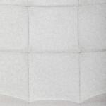 Židle jídelní, bílá látka, čtyřnohá kovová podnož, černý mat