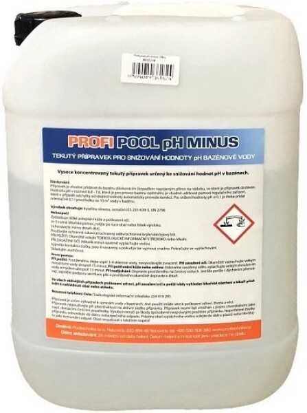 PH mínus tekuté 35 kg PROFIPOOL 14% pro soukromé bazény