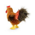 Plyšový kohout stojící 33 cm