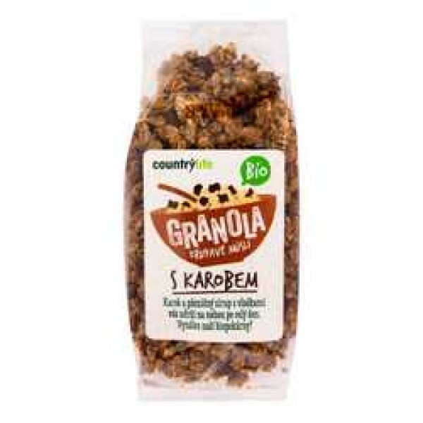 Country Life Granola s karobem 350g BIO