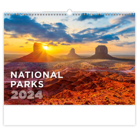 Kalendář nástěnný 2024 - National Parks