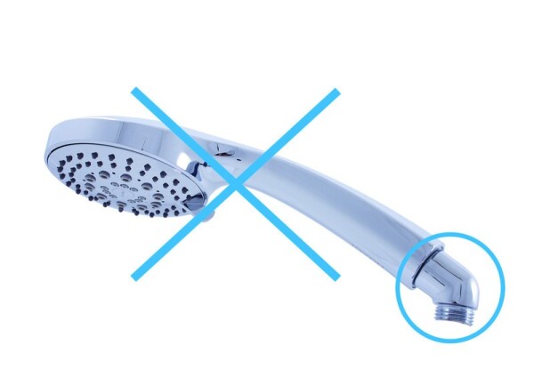 RAV Slezák - Přechodka k vanové vodopádové baterii, Chrom MD0108 MD0108