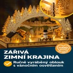 DBA LED Vánoční oblouk – sněhuláci, bílý