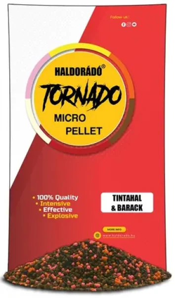 Haldorádó Pelety Tornado Micro Pellets 400g 2mm Kalamáry-Broskev (HD23828)