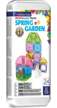 MAGNA-TILES Magnetická stavebnice microMAGS Jarní zahrada