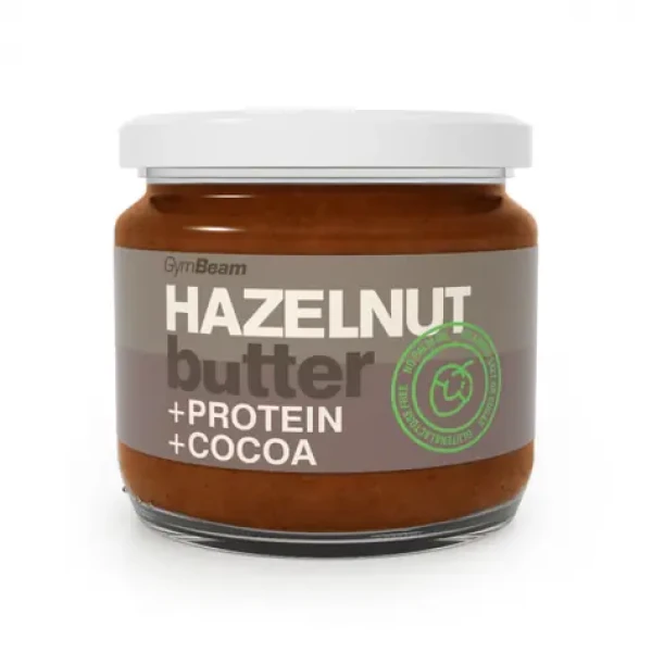 Proteinové lískooříškové máslo - GymBeam (8 x 340 g) (8136-2-8x340g)