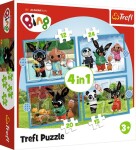 Puzzle Bing Roční období 4v1 (12,15,20,24 dílků)