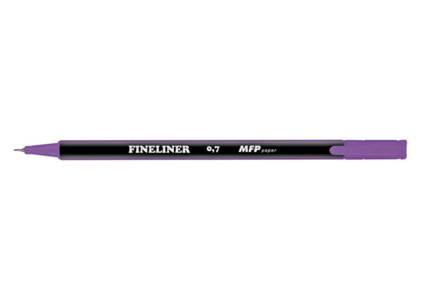 Popisovač FL fialový 0,7mm trojhranné