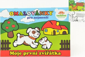 Moje první zvířátka Omalovánky