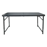 SURETTI Stolek Comfy černá 120 x 60 cm / Kempingový stolek