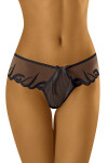 Dámská tanga model 17195039 black - Wol-Bar Barva: černá, Velikost: M