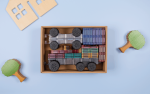 Connetix Connetix Tiles - Magnetická Stavebnice Pastelová Vozidla 50 ks