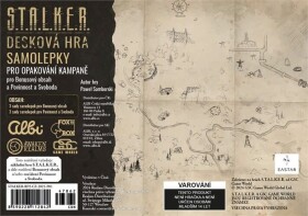 Stalker - Sada náhradních samolepek (Srdce Zóny, Povinnost a Svoboda) - Albi