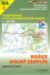 Mapa Košice, Dolný Zemplín