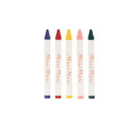 Meri Meri Omalovánky s voskovkami v tubě – Happy Icon, oranžová barva, papír