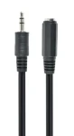 Gembird kabel prodlužovací audio JACK 3.5mm samec 3 m / JACK 3.5mm samice (CCA-423-3M)