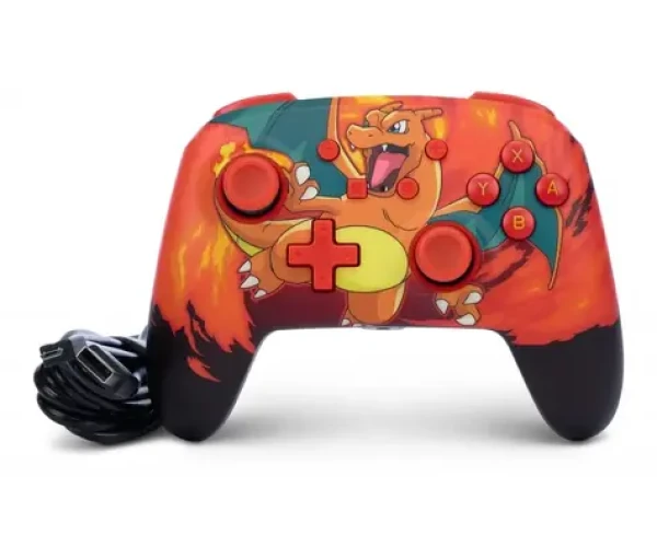 PowerA Enhanced Wired Controller - Pokémon Charizard Vortex / Herní ovladač / drátový / USB / pro Nintendo Switch (NSGP0040-02)