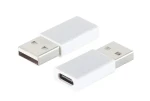 SCONN Adaptér USB-A(M) - USB-C(F) bílá / Adaptér / USB 3.1 (14-05031)