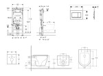 GEBERIT - Duofix Set předstěnové instalace, klozetu Nefia a sedátka softclose, tlačítko Sigma20, bílá/bílá mat SANI11CA31112