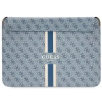 Guess PU 4G Printed Stripes obal na notebook 16" modrá / Obal na notebook / Do 16" / Polyuretan (GUCS16P4RPSB)