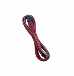 CableMod PRO ModMesh RT-Series Kabel 8-pin PCIE pro ASUS/Seasonic (600mm) - carrbon/red (CM-PRTS-8PCI-N60KCR-3PK-R)