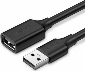 UGREEN US103 Prodlužovací kabel USB-A (M) - USB-A (F) 5m černá (6957303813186)