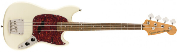 Fender Squier Classic Vibe Mustang Bass 60s Olympic White Laurel