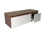 Koupelnová skříňka s krycí deskou Naturel Monza 119x30x45 cm ořech mat MONZA120WN MONZA120WN