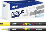 Akrylový popisovač 4 mm - žlutý