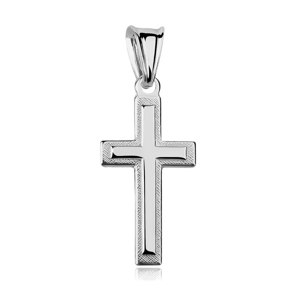 LUNICA Stříbrný přívěsek křížek 0013 Ag 925; ≤0,8 g.