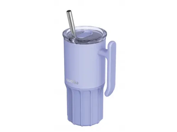 Quokka Nerezový termohrnek s brčkem Umi Lavender 720 ml (40094QO)