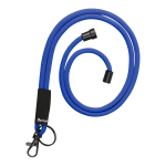 Djois šňůrka na jmenovky s bezpečnostním uzávěrem, modrá, 10 ks